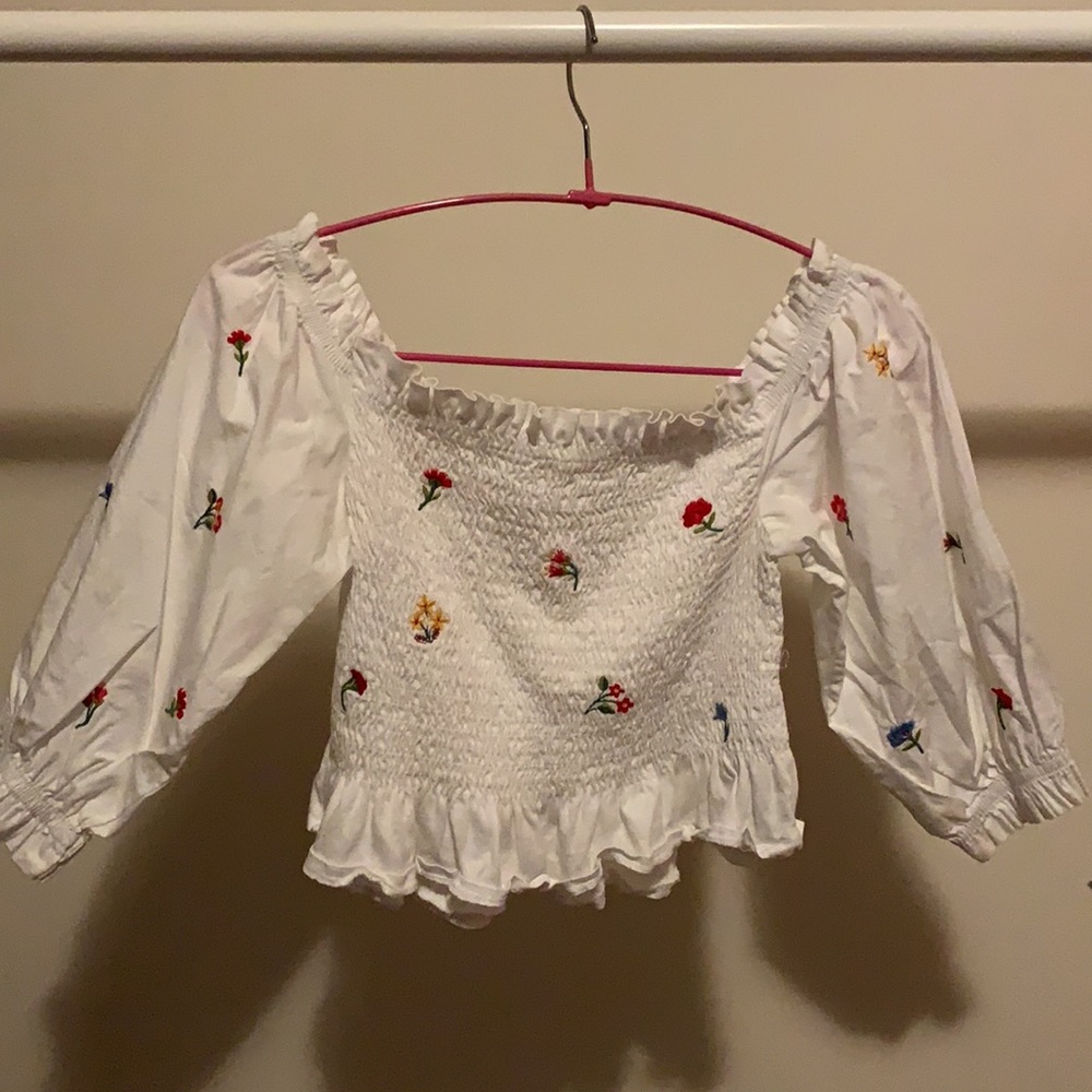 Zara Floral blouse S🌸